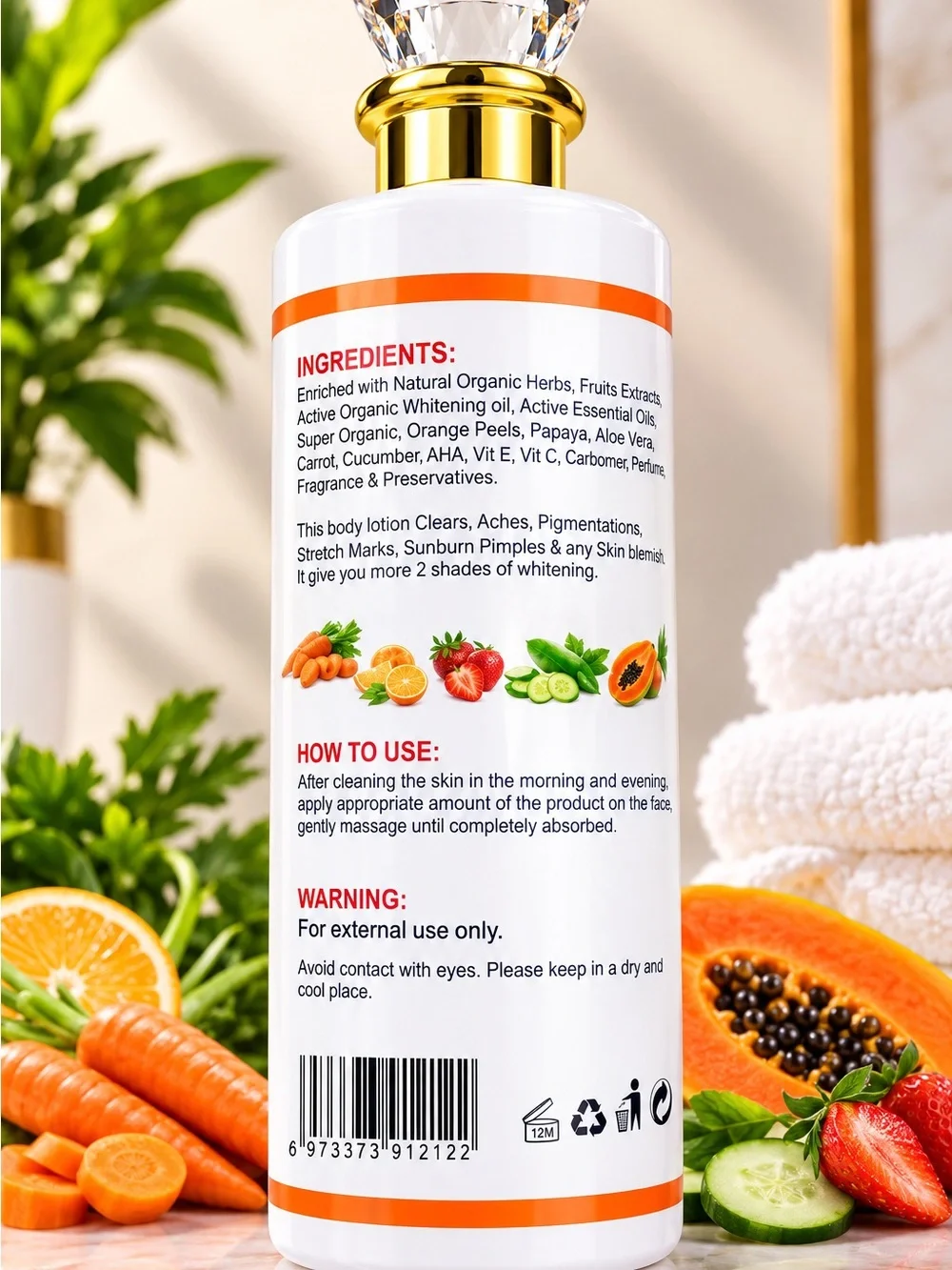 Molato Glow Body Lotion - Orange